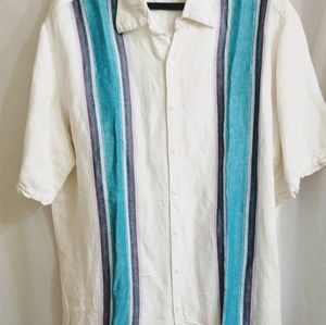 HAVANERA Mens Sz XL Linen Shirt